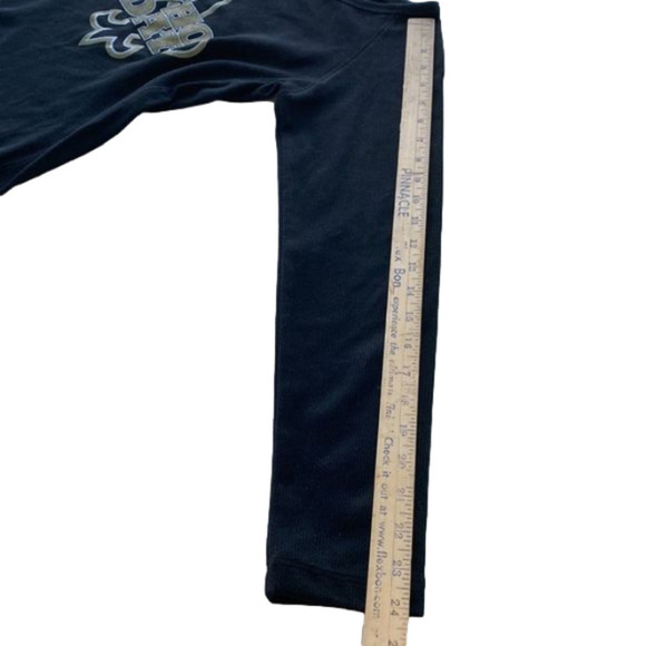 Toppy PULLOVER BLACK “WHO DAT” GOLD GRAPHIC SIZE L - Picture 8 of 8